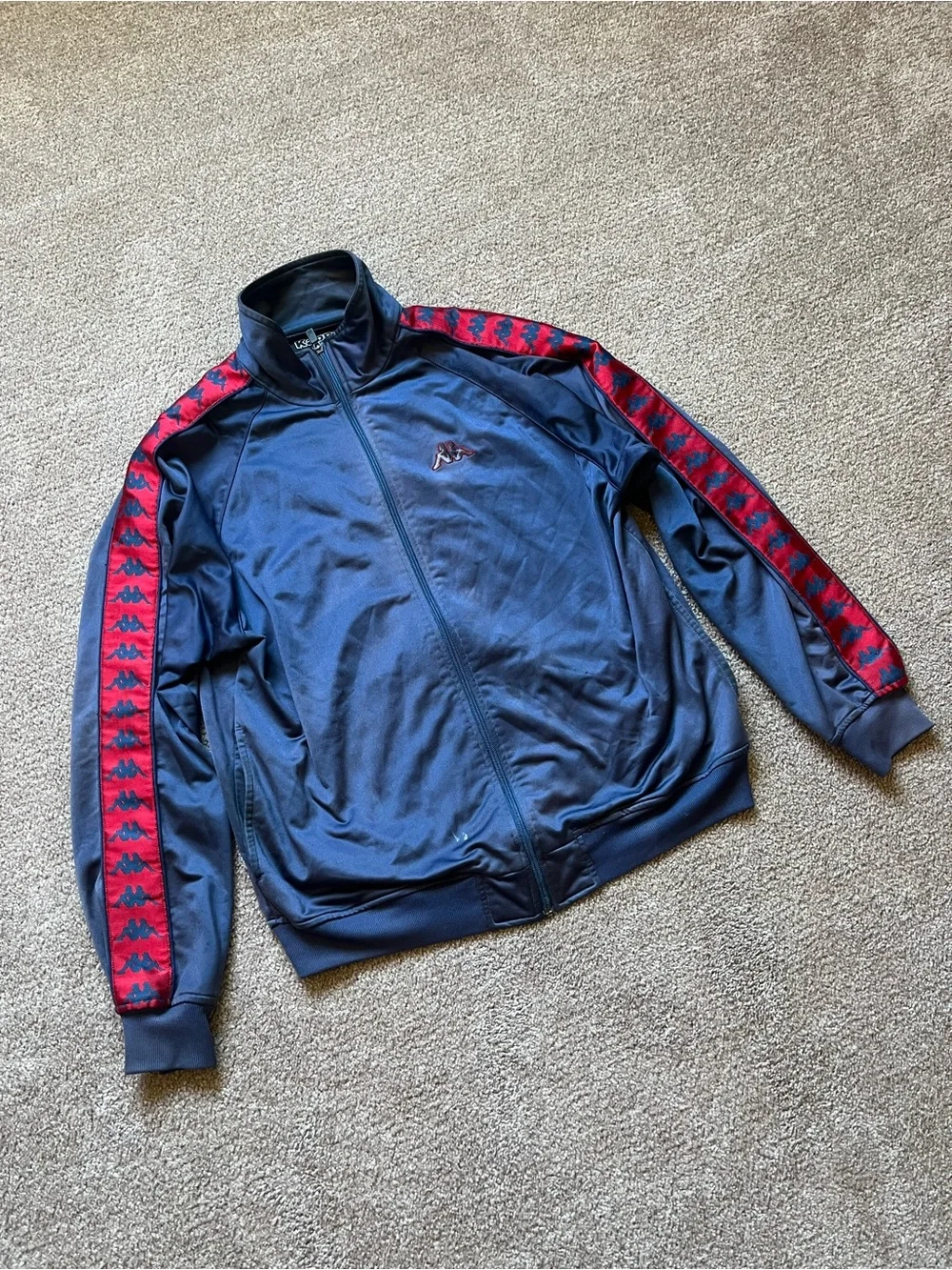 VTG 90’s Kappa Navy Blue / Red Tracksuit Jacket